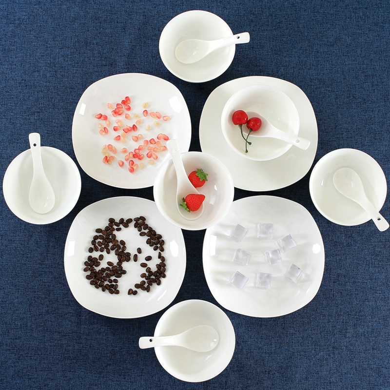 Qiao mu dishes suit 16 head authentic dishes with jingdezhen ceramics ipads porcelain tableware pure Japanese ritual