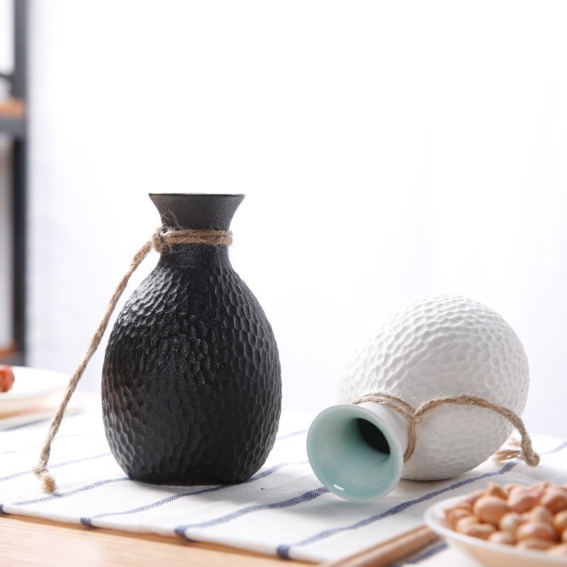 Qiao mu ceramic wine suits for Japanese wine liquor tell little hip hip liquor half jins of cellular flagon of wine