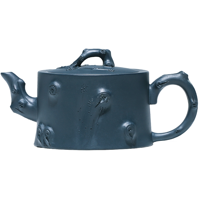 Qiao mu YH yixing it suit of chlorite by pure manual name plum name plum running the pot teapot