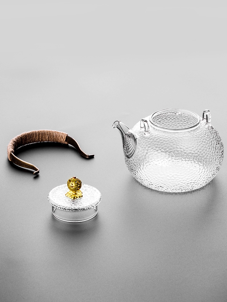 Qiao mu glass teapot high temperature resistant filter teapot hot tea set home burn electric TaoLu boiled tea kettle