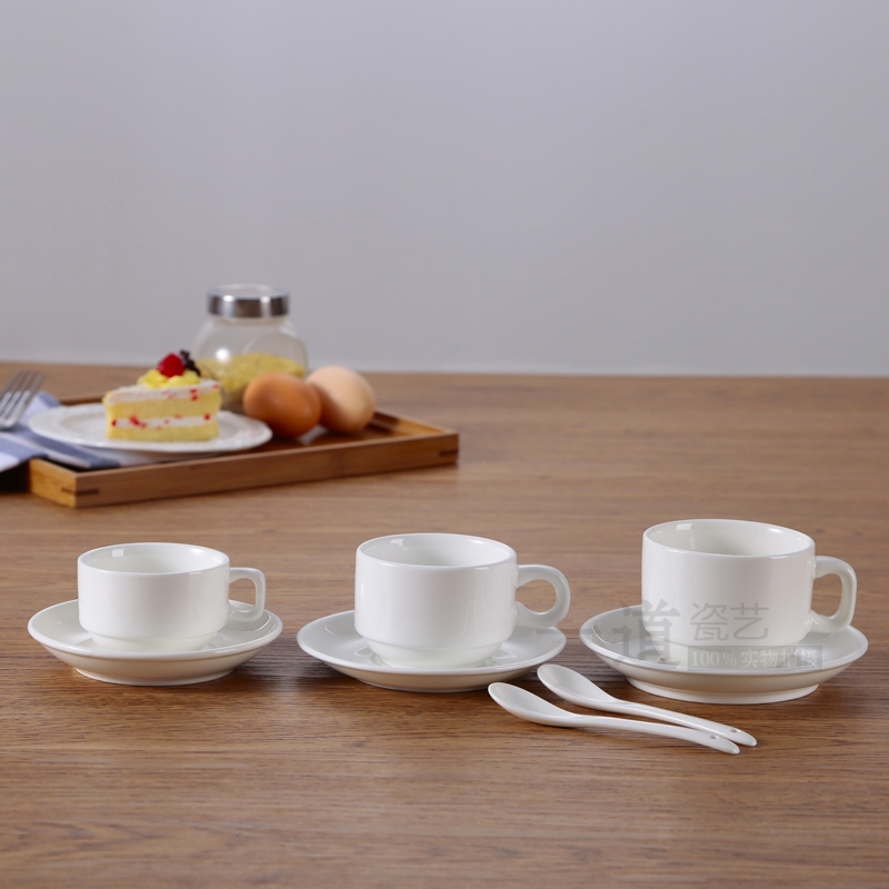 Qiao mu coffee cup set ceramic hotel tableware places cup of milk tea cup contracted coffee cups spent tea cups