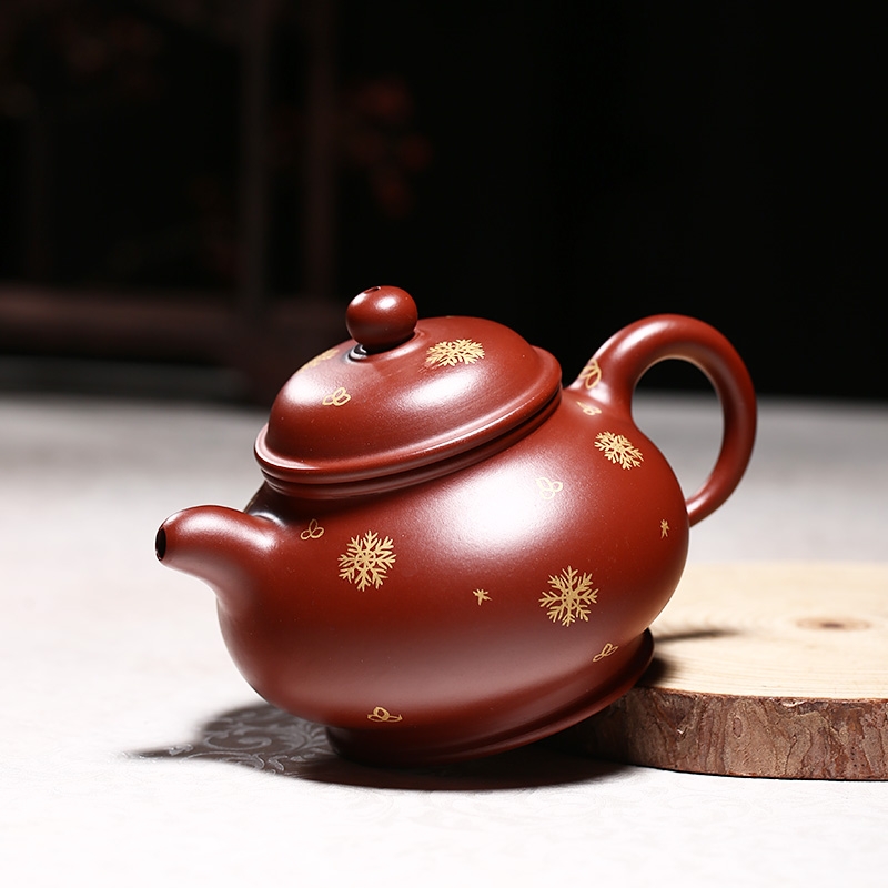 Qiao mu YM yixing undressed ore ceramic tea pot - famous pure checking pot of kung fu tea set dahongpao pot pan