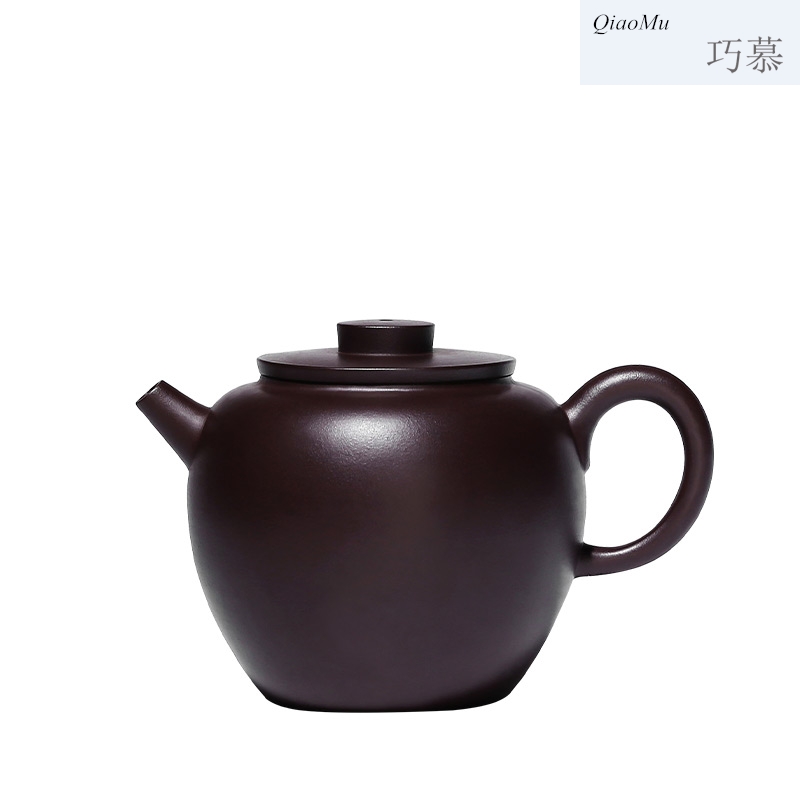 Qiao mu, yixing it all 200 ml hand great pearl pot sketch pot little teapot lettering