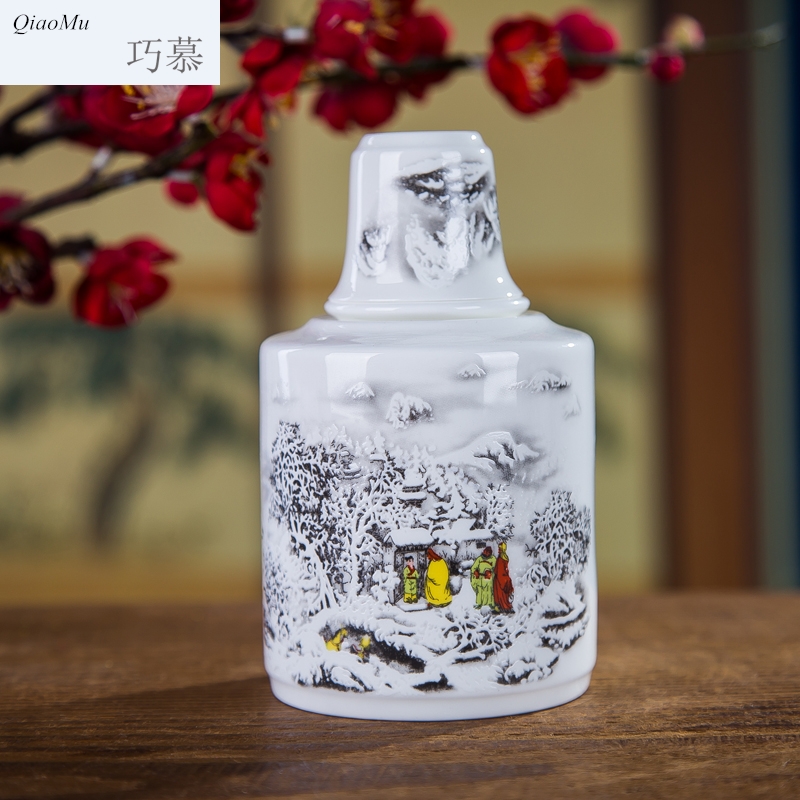 Qiao mu thin fetal ipads porcelain two temperature wine pot jingdezhen ceramic wine suits for wine warm hot hot liquor package mail