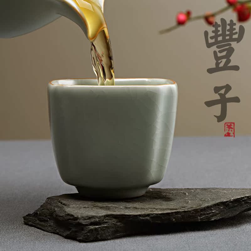 MuFengZi opportunely on your up manually your up sample tea cup four cups of a single individual CPU master cup ceramics