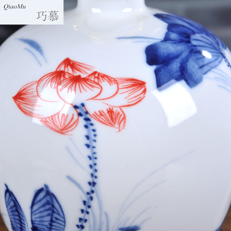 Qiao mu jingdezhen ceramic seal jars wine bottles it receive 3 jins of homemade liquor store wine wine