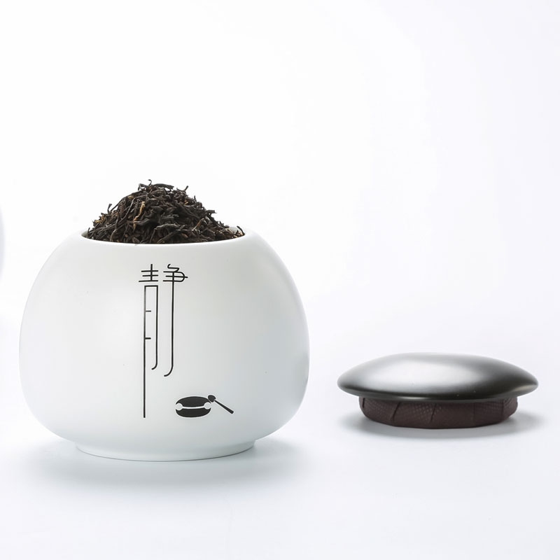 Qiao mu kung fu tea pot ceramic seal storage tanks pu 'er tea, green tea POTS of tea packaging