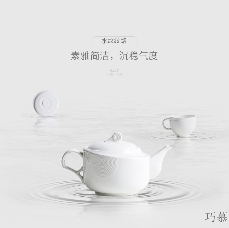 Qiao mu MLJ simplicity coffee cup suit afternoon tea cups with ceramic coffee set water places cup home