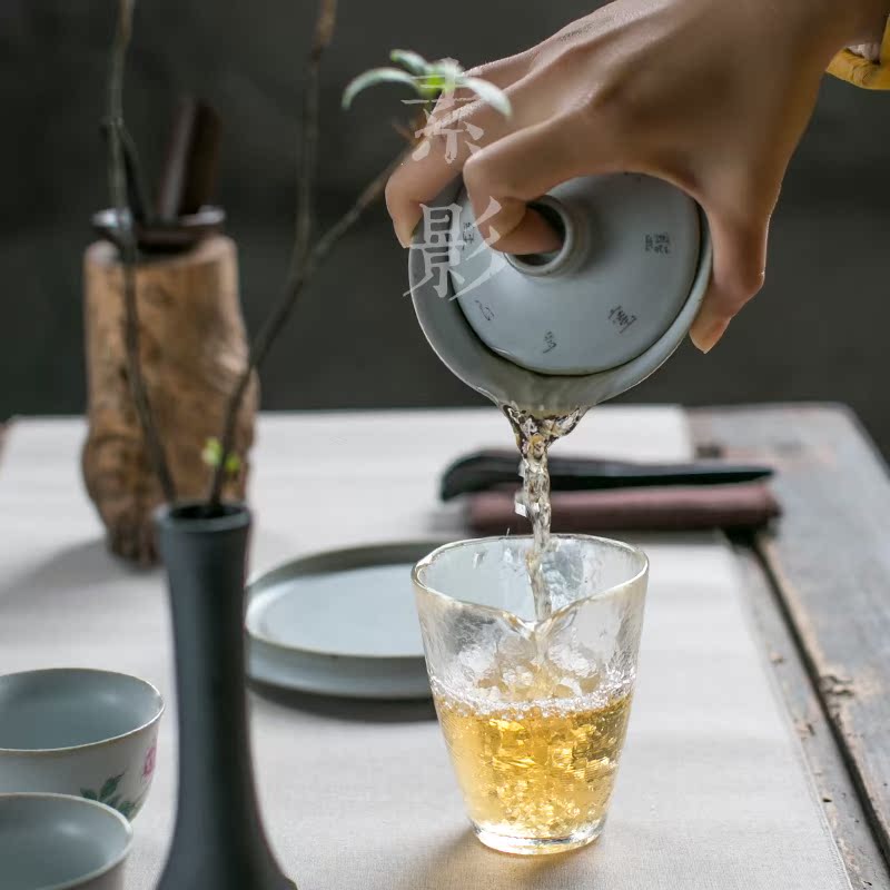 Longed for up opportunely only three tureen coarse pottery tea cup of Chinese style hand grasp pot of zen dry tea tea by hand