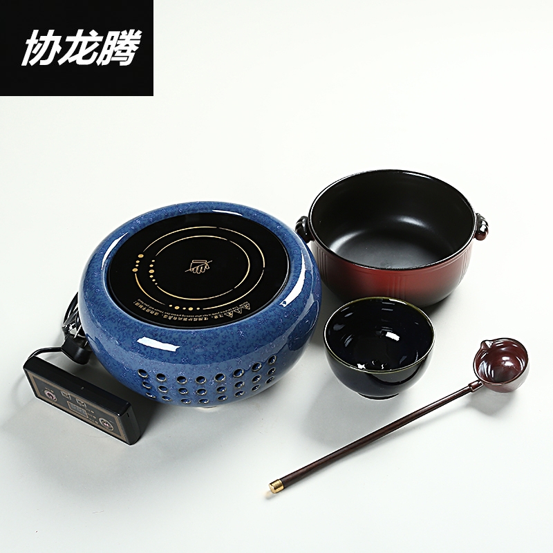 Longed for black tea boiled tea exchanger with the ceramics electric heating electricity TaoLu pu - erh tea teapot electric kettle temperature steam mercifully tea tea sets