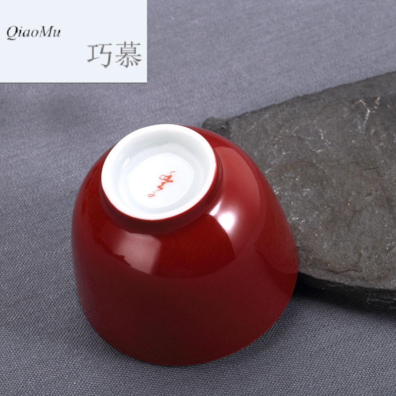 Restoring ancient ways opportunely MuFengZi sample tea cup kung fu tea set ceramic tea cups only a single master cup of office