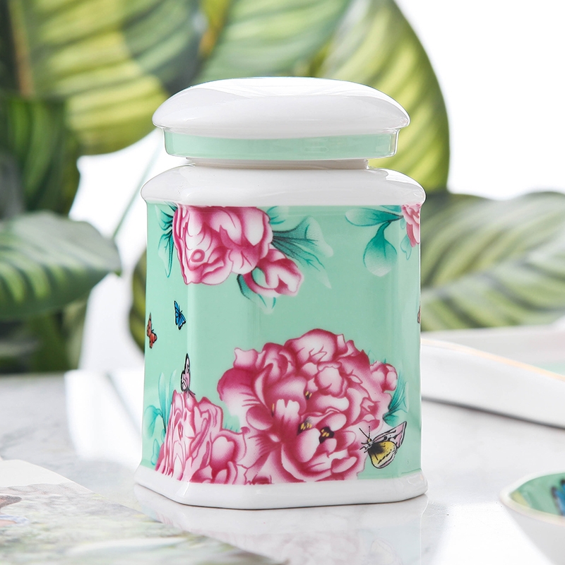 Qiao mu creative ceramic tea boxes portable tanks English afternoon tea tea set red tea pu - erh tea