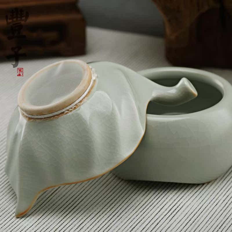 Qiao longed for up FengZiMing leaf tea sets) group, Taiwan) set your up open piece of household ceramic teapot