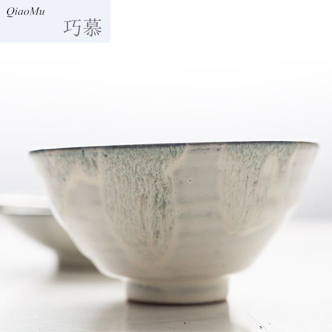 Qiao MuRi Korean creative fashion ceramic bowl of soup bowl rainbow such as bowl to eat rice bowl five inches household small bowl of rice bowls