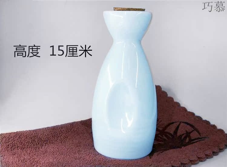 Qiao mu creative points hip flask half jins to hip porcelain ceramic wine home with an empty bottle of lawsuits