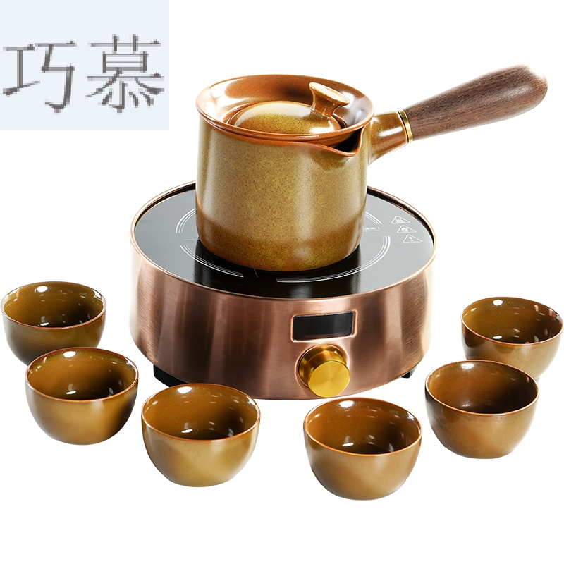 Qiao mu Japanese side put the pot of boiling tea ware steam black tea teapot tea kettle electric TaoLu tea stove
