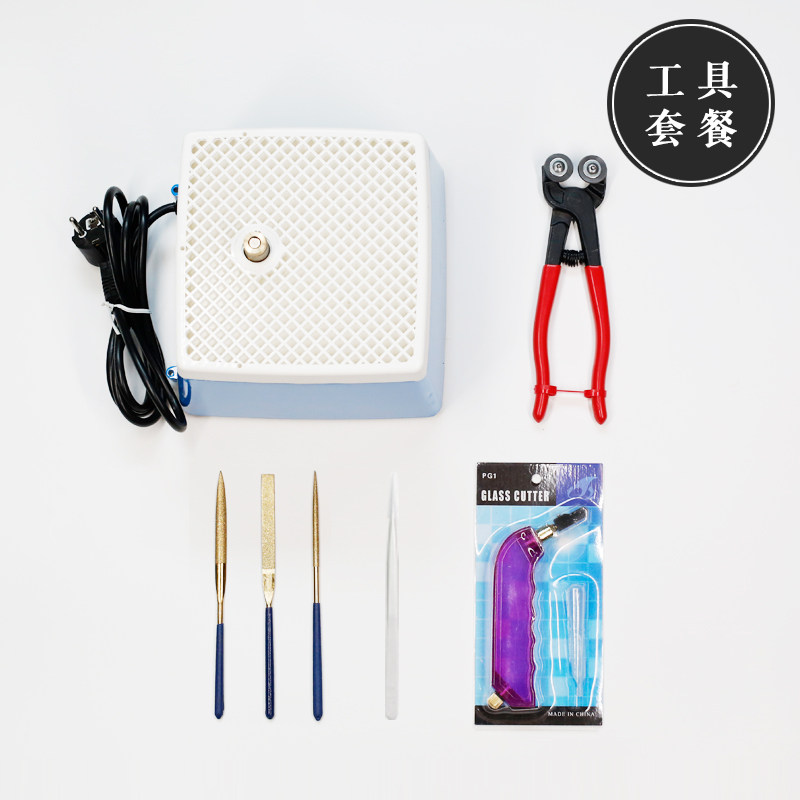 There Mosaic Stained Glass Inlay Quartz Mosaic Tailoring Maker Kit