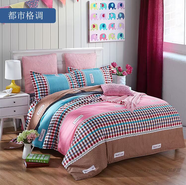 Được bao phủ bởi mùa xuân và mùa thu dày lên cho trẻ em một mảnh 1,5 × 2,1 mét giường học sinh đơn 2 × 2.3 chăn lớn đơn giản - Quilt Covers chăn siêu nhẹ