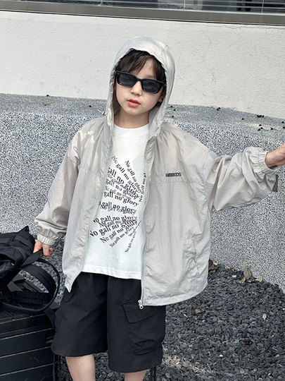 [Clearance] Boys' Sun Protection Clothing, Summer Thin Style, 2025 New Model, Skin Clothing, Uv Protection, Children's Sun Protection Clothing