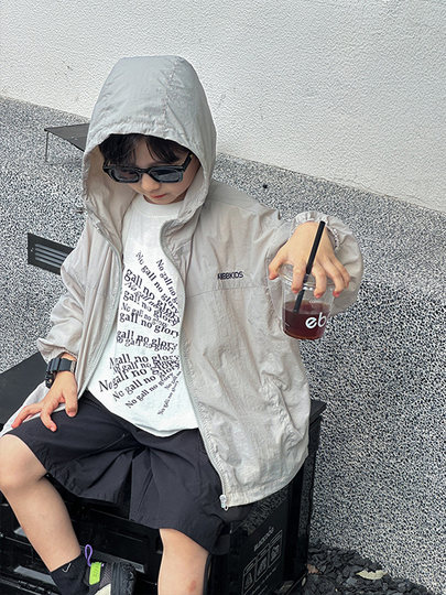 [Clearance] Boys' Sun Protection Clothing, Summer Thin Style, 2025 New Model, Skin Clothing, Uv Protection, Children's Sun Protection Clothing