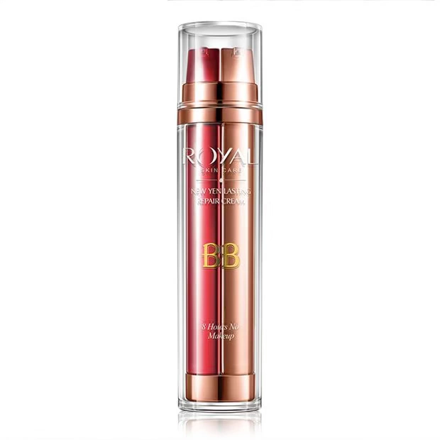 Runyan Xinyan Giữ kem nền dạng kem Runyan Double Tube BB Cream Tám giờ không trang điểm Kem nền dạng lỏng Tự nhiên