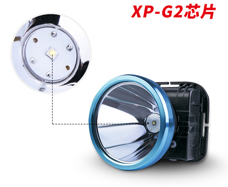Đèn pha Qinle có thể sạc lại siêu sáng từ xa câu cá đêm LED tai nghe đèn pin chiếu sáng ngoài trời pin lithium khai thác đèn pin đội đầu siêu sáng 200w