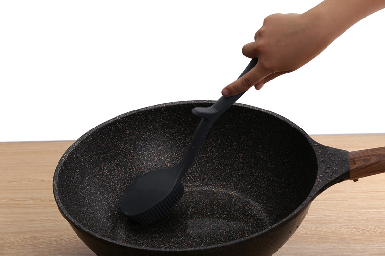 Daddy nonstick pan xẻng thực phẩm cấp xẻng silicone không làm tổn thương nồi nấu xẻng súp muỗng xẻng chiên dụng cụ nhà bếp nhiệt độ cao - Phòng bếp chao chong dinh