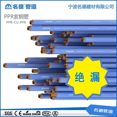 minde export copper core PPR copper pipe fittings dn25 20 postage material hyperlink sterilization