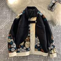 Черный демисезонный пуховик, увеличенная толщина