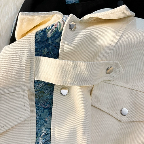 Демисезонная куртка, пуховик для влюбленных, бейсбольная форма, с вышивкой, китайский стиль