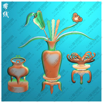 Square Bogu Ruyi vase square plate small door door panel exquisitely carved picture jdp grayscale picture bmp