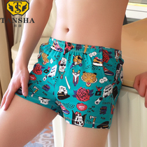 Panties mens loose cotton boxers Arrow pants sports breathable trend personality oversized shorts toe boxers