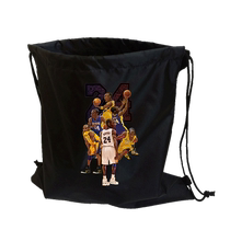 Sports backpack mens basketball bag large capacity backpack student cartoon animation cool nylon drawstring bag drawstring pocket