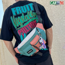 ins trendy brand chest bag mens trendy street cross-body small backpack girls casual shoulder bag hip-hop personalized waist bag