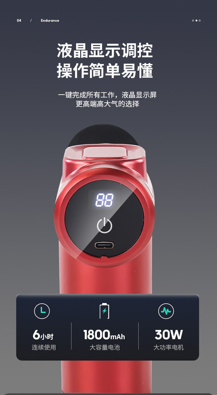 Массаж пушка 筋膜枪mini肌肉按摩器颈肌膜放松器健身震动专业级电动多功能迷你 CARTELO