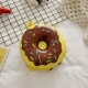 Желтый пончик