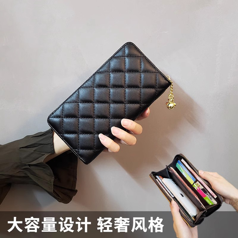 CARTELO/カルテロ クロコダイル ダイヤモンド柄 レディース 長財布 多機能ウォレット 新作 カードホルダー クラッチ