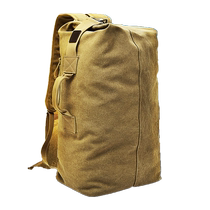 Backpack Mens Backpack Outdoor Travel Bucket Bag Mountaineering Denim Large Capacity Luggage Bag Duffel Bag Canvas Bag
