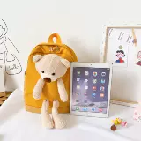 Детская сумка, сумка через плечо для раннего возраста, милый школьный рюкзак, небольшой ранец, с медвежатами, в западном стиле, подходит для подростков