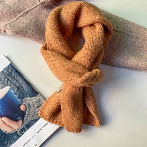 Зимний модный универсальный удерживающий тепло кашемировый шарф подходит для мужчин и женщин, изысканный стиль, в корейском стиле