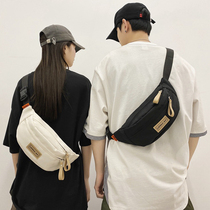 斜挎包男基础款单肩胸包轻便简约斜肩背包百搭潮牌女运动休闲腰包