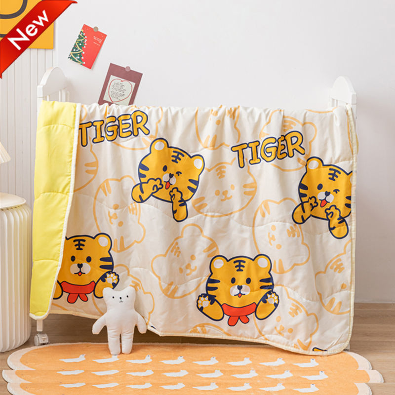 Air conditioning is used by kindergarten children Summer cool quilted by pure cotton cotton in summer by small quilt with small quilts in summer