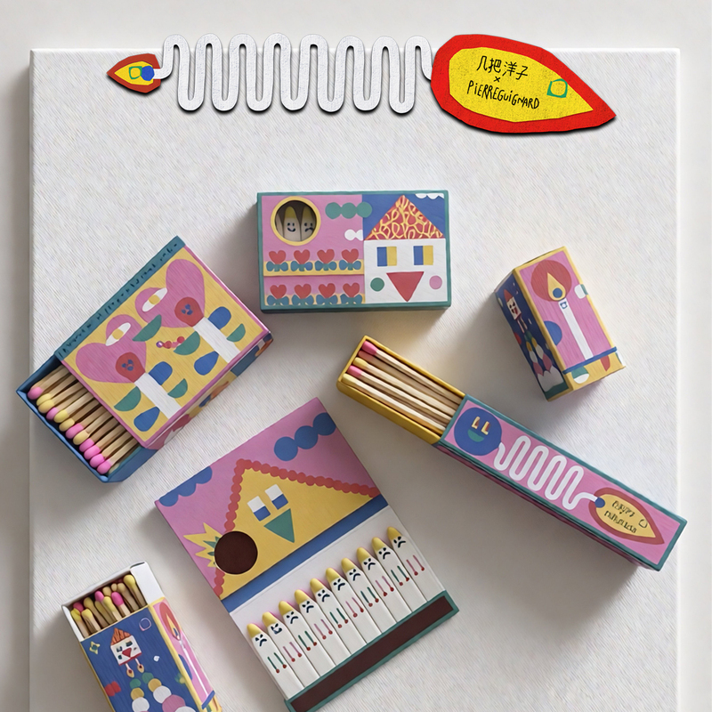 View from the Riverbank | Several Sets of Yoko Collaboration Models, Original Illustration Long-Stem Matches, Outdoor Aromatherapy Cigars, 150 Pieces. View from the Riverbank | Several Sets of Yoko Collaboration Models, Original Illustration Long-Stem Matches, Outdoor Aromatherapy Cigars, 150 Pieces.