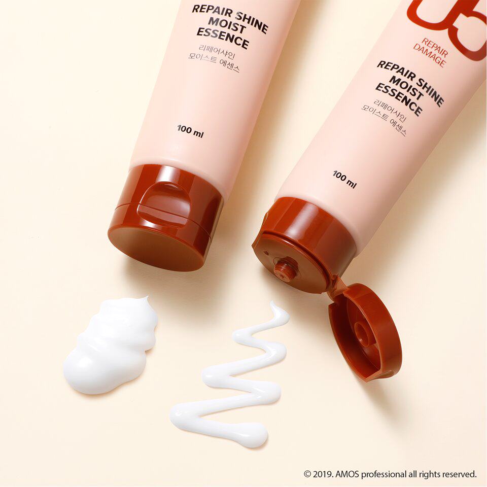 August 22, Korea Amos05 hair deep repair of moisturizing essence milk free shampoo film 100ml