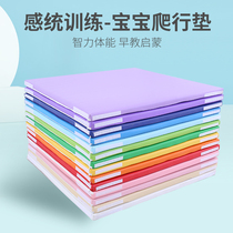 Childrens early education center Soft floor mat Baby climbing mat Fall-proof baby kindergarten thickened PU stitching crawling mat