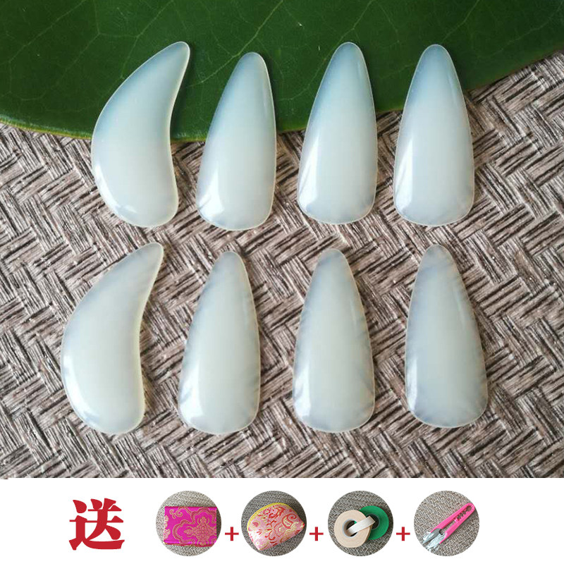 Guzheng nail grade test performance beginners practice professional art test tortoiseshell color remote shaking finger artifact adult children tape