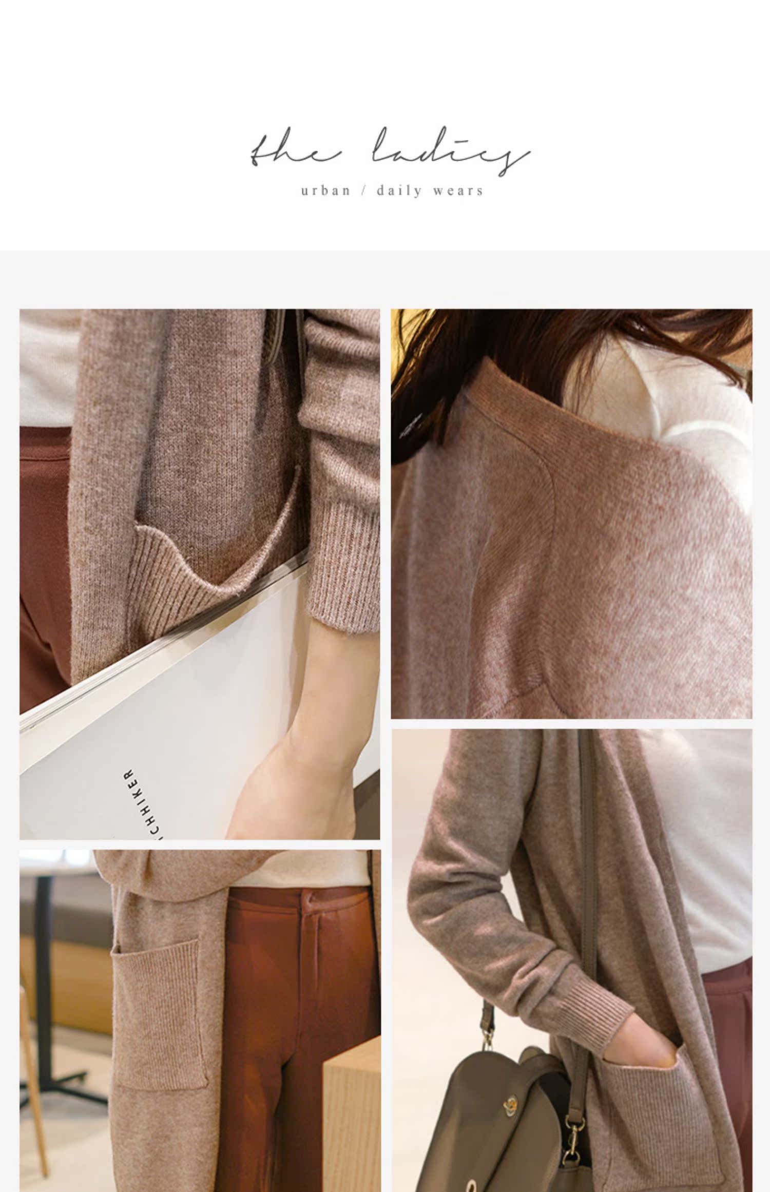 Áo len cardigan nữ mùa thu 2019 phiên bản mới của Hàn Quốc áo len dài hoang dã áo len nữ mùa xuân và mùa thu - Đan Cardigan ao khoac len dep