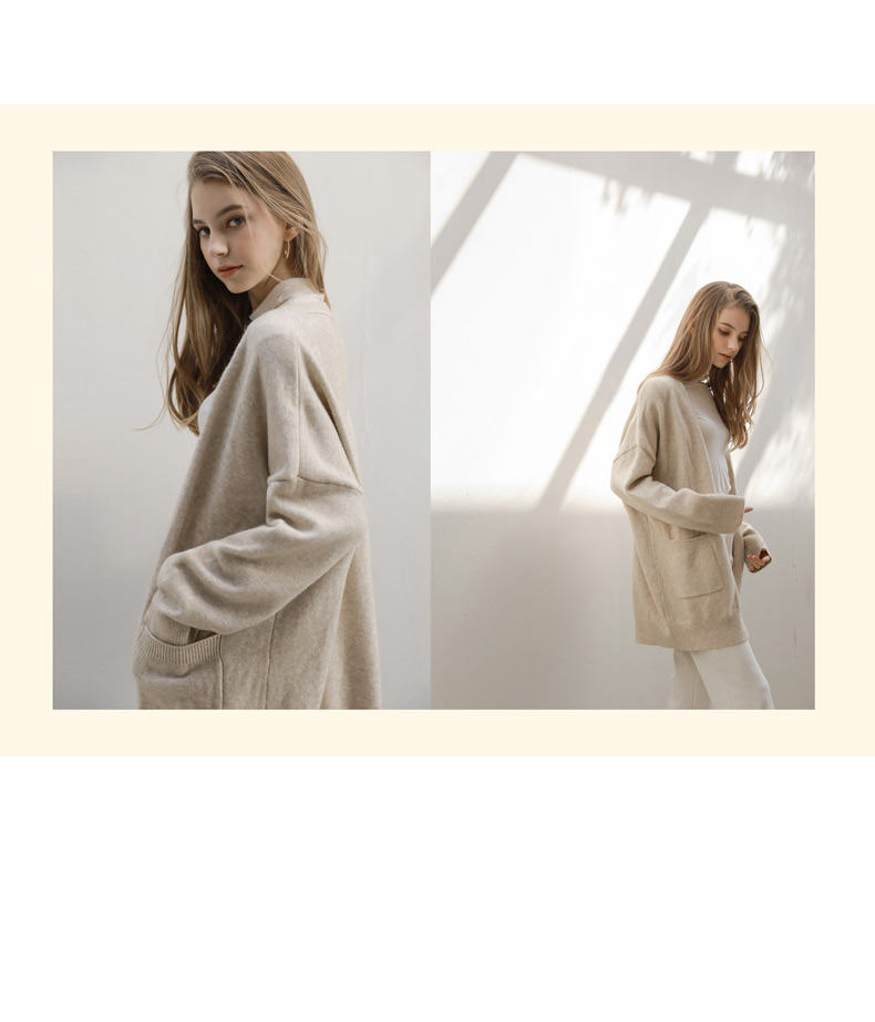Áo len nữ châu Âu mùa thu 2019 mới xuân hè Thu Đông phiên bản Hàn Quốc của áo len dài len nữ áo len - Đan Cardigan áo kiểu nữ đẹp tuổi 35