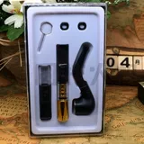 Сине-белый мундштук, универсальный комплект подходит для мужчин и женщин чтобы бросить курить, китайский стиль, 3 предмета