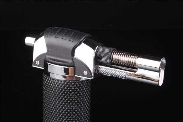 TS-19 micro phun súng hàn ngọn lửa bắn thẳng vào hộp lửa thổi lửa mở nhẹ hộp quà tặng hỏa lực cái bật lửa